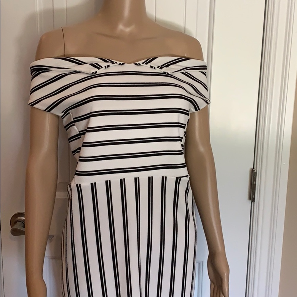 black and white SimplyBe dress